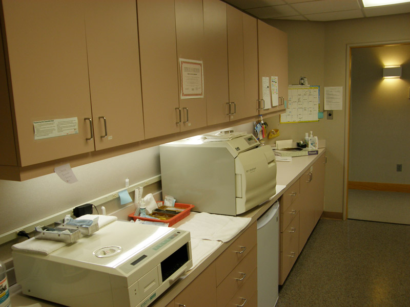 Dental office cabinetry